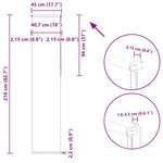 vidaXL Store enrouleur occultant largeur du tissu 40 7 cm polyester