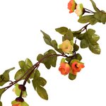 vidaXL Guirlandes de fleurs de Noël 6 Pièces rouge vif 215 cm