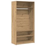 vidaXL Garde-robe chêne artisanal 100x50x200 cm bois d'ingénierie