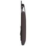 vidaXL Tête de lit suspendue Marron foncé Tissu