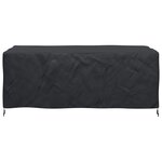 vidaXL Housse pour meubles Uni Noir 200 x 110 x 70 cm 210D