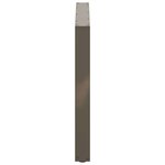 vidaXL Pieds de table à manger en forme de U  2 pièces  acier naturel  100 x (72-73) cm