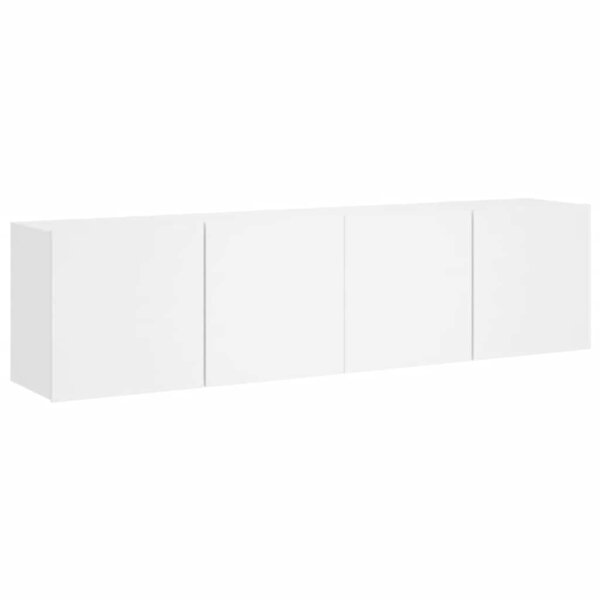 vidaXL Meubles TV muraux 2 Pièces blanc 80x30x41 cm