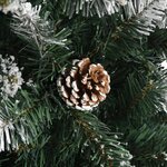 vidaXL Sapin de Noël artificiel avec support Vert 180 cm PVC