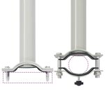 vidaXL Auvent latéral rétractable de patio 80x300 cm Crème