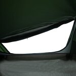 vidaXL Tente de camping tunnel 2 personnes vert imperméable