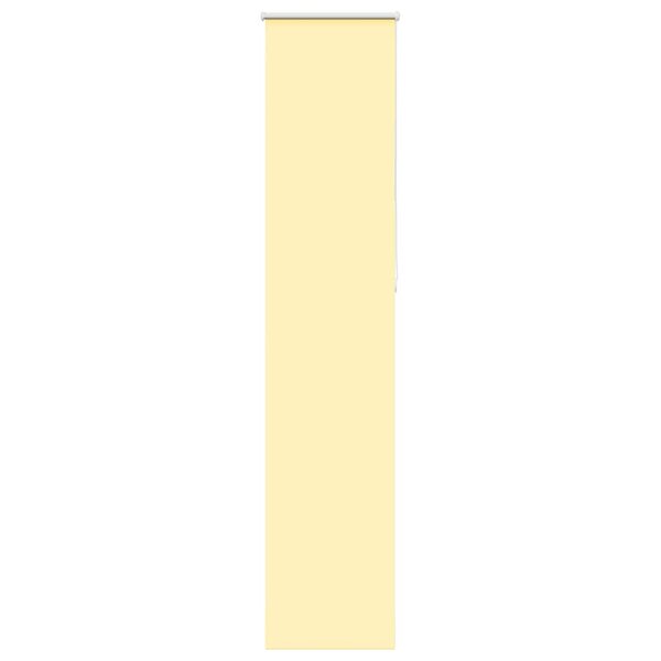 vidaXL Store enrouleur occultant jaune largeur du tissu 45 7 cm