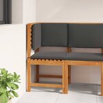 vidaXL Chaise de jardin Marron 50 x 50 x 91cm Bois d'acacia massif