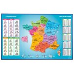 Sous-main Rigide Pvc France - 37 5x57 5cm - Visuel - Exacompta