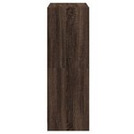 vidaXL Buffet haut avec portes chêne marron bois d'ingénierie