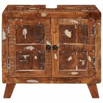 vidaXL Cabinet de salle de bain avec étagère avec stockage avec porte