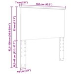 vidaXL Tête de lit Chêne artisanal 100 cm Bois d'ingénierie