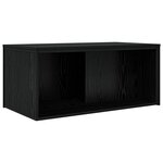 vidaXL Ensemble de tables basses 2 Pièces Chêne noir Bois d'ingénierie