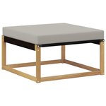 vidaXL Ensemble de canapés d'extérieur 8 pc Bois d'Acacia Massif