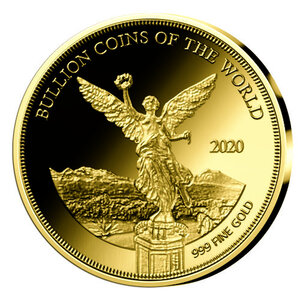 Monnaie LIBERTAD Bullion Coins of the World 2020 1/500 Oz Or 3000 Francs Chad