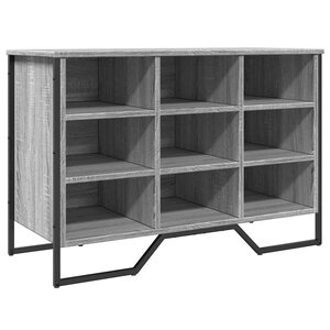 vidaXL Armoire à chaussures sonoma gris 90x38x61 5cm bois d'ingénierie