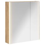 vidaXL Armoire Miroir de Salle de Bain Chêne artisan