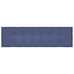 vidaXL Coussin de banc de jardin bleu marine 180x50x4 cm tissu oxford