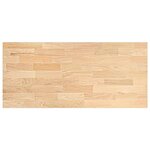 vidaXL Plan de travail de cuisine bois de chêne massif rectangulaire