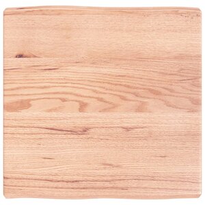 vidaXL Dessus de table bois massif traité bordure assortie