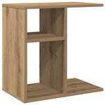 vidaXL Table d'appoint chêne artisanal 50x30x50 cm bois d'ingénierie