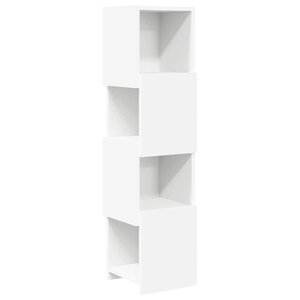 vidaXL Meuble d'angle Blanc 25 5x25x102cm Bois d'ingénierie