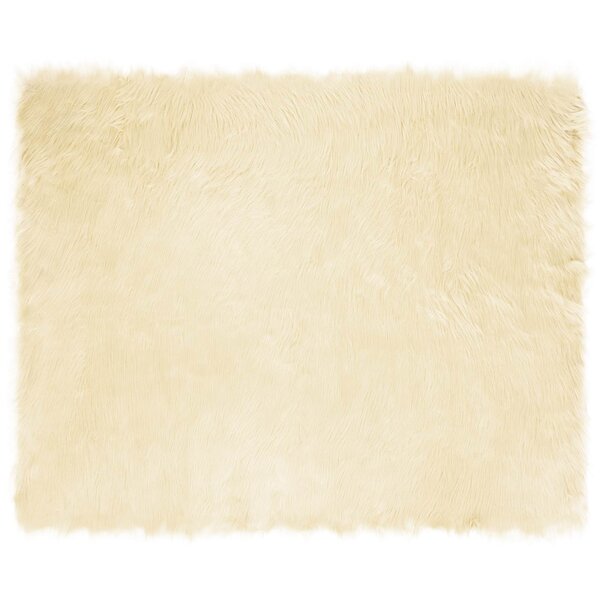 vidaXL Tapis en fausse Tafalla Crème 200 x 280 cm Polyester