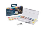 DERWENT - METALLIC - palette 12 godets couleurs métal aquarellables
