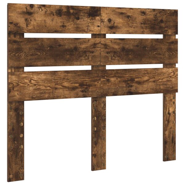 vidaXL Tête de lit Chêne fumé 135 cm Bois d'ingénierie