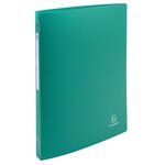Classeur 4 Anneaux 15mm Polypropylène Opak - A4 - Vert Foncé - X 20 - Exacompta
