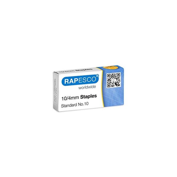 Bte de 1000 Agrafes 10/4 Zinguées RAPESCO