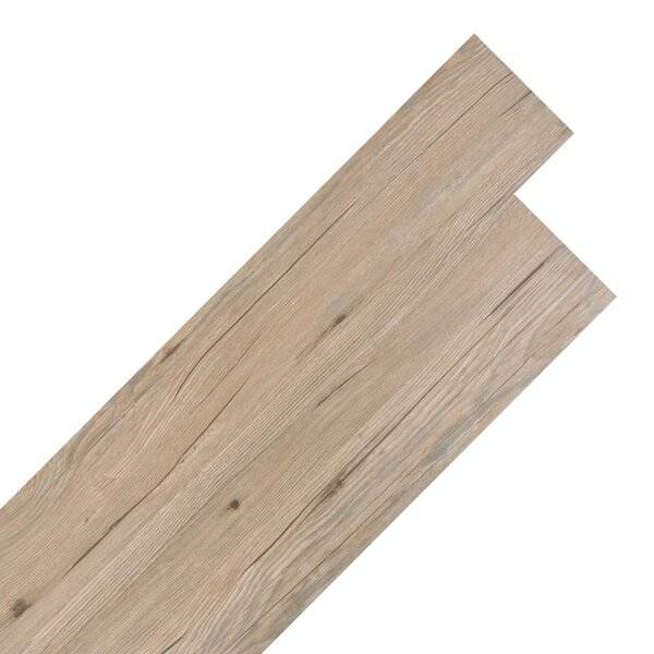 vidaXL Planches de plancher PVC autoadhésif 5 21 m² 2 mm marron chêne