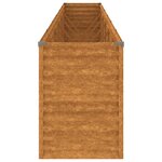 vidaXL Jardinière surélevée 578 x 50 x 69 cm Acier Corten
