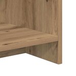 vidaXL Meuble TV Chêne artisanal 102 x 35 x 45 cm Bois d'ingénierie