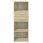 vidaXL Buffet haut chêne sonoma 45x42 5x124 cm bois d'ingénierie