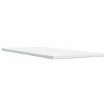 vidaXL Sommier à lattes de lit avec matelas Bleu 100x200 cm Tissu