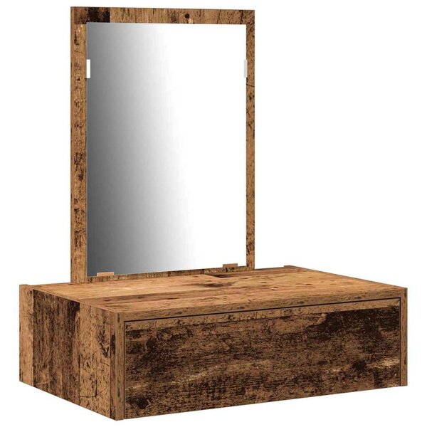 vidaXL Table de Toilette Marron 60 x 40 x 70 cm Bois d'ingénierie