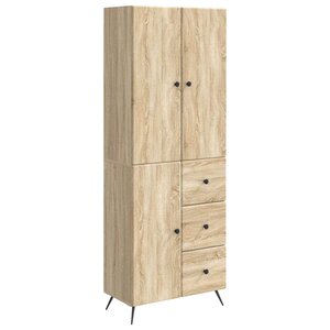 vidaXL Ensemble de Meubles 2 Pièces Chêne Sonoma Bois d'ingénierie