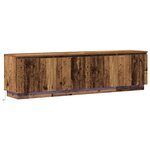 vidaXL Meuble TV Bois Ancien 180 x 38 x 49 cm Bois d'ingénierie