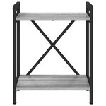 vidaXL Bibliothèque Sonoma gris 40 x 30 x 48.5 cm Bois d'ingénierie