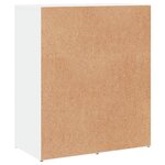 vidaXL Buffets 2 Pièces blanc 60x31x70 cm bois d'ingénierie