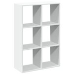 vidaXL Étagère séparatrice de pièce blanc 69 5x29x103 5 cm
