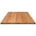 vidaXL Dessus de bureau marron clair bois chêne massif rectangulaire