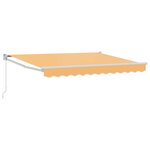 vidaXL Auvent rétractable Sable 3 x 2 m 100 Polyester et Aluminium