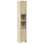 vidaXL Ensemble de meubles de salle de bain 3 Pièces chêne sonoma