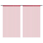 vidaXL Rideau en fils 2 Pièces 100 x 250 cm Bordeaux