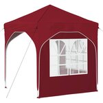 vidaXL Tente de fête pop-up 192 x 192 x 245 cm Bordeaux