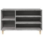 vidaXL Armoire à chaussures Sonoma gris 102x36x60 cm Bois d'ingénierie