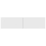 vidaXL Meuble TV Blanc 120x30x30 cm Bois d’ingénierie
