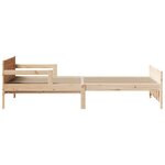 vidaXL Lit extensible pour enfants Other Marron 80 x 130 / 165 / 200 cm